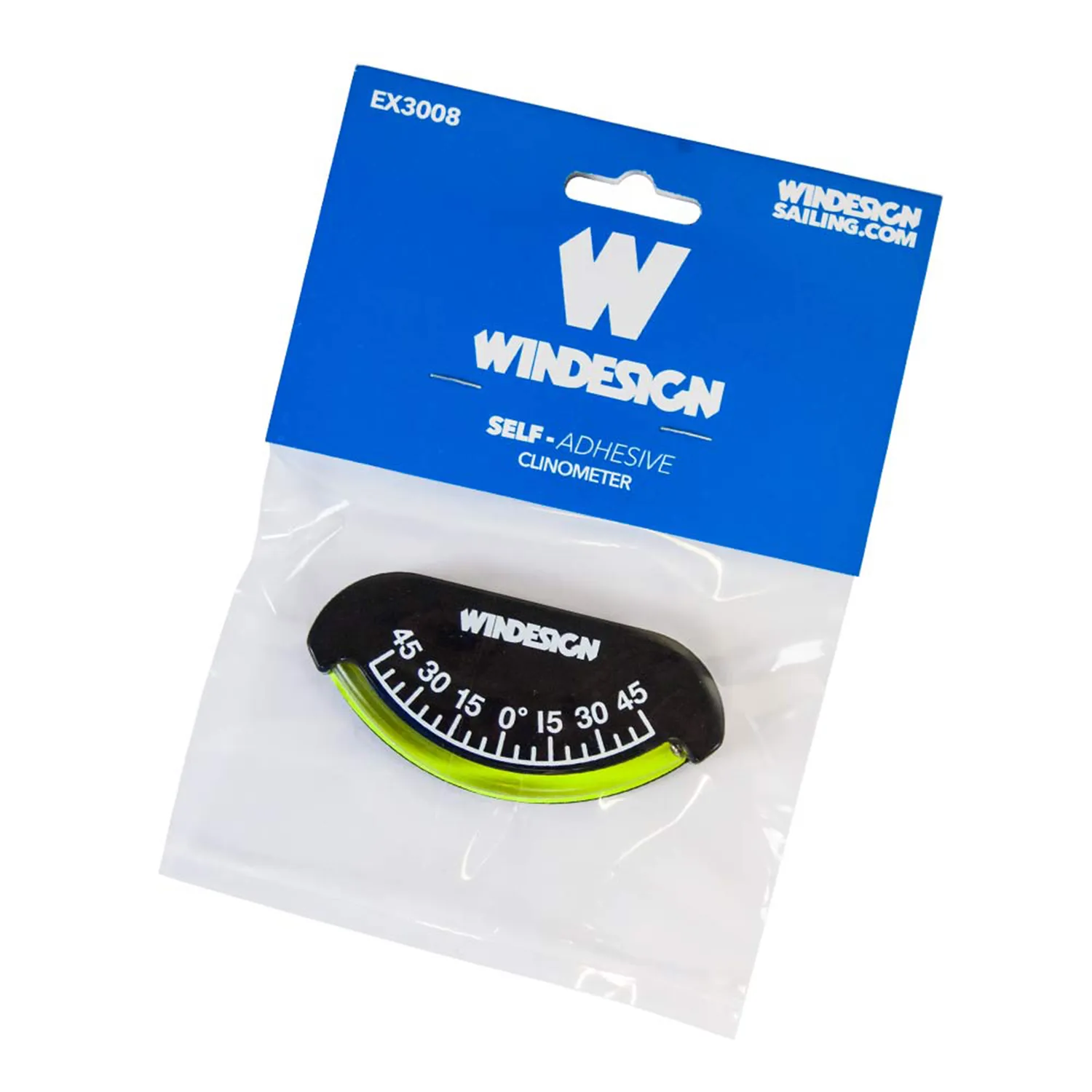 Windesign EX3008 clinomètre voile adhésif 45° noir