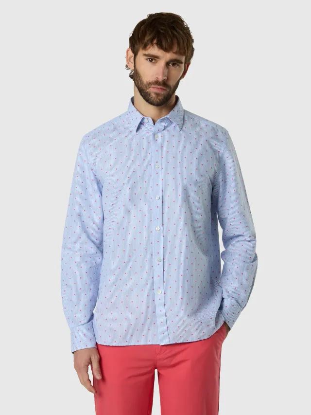 North Sails Fil coupé chemise lin coton bio été