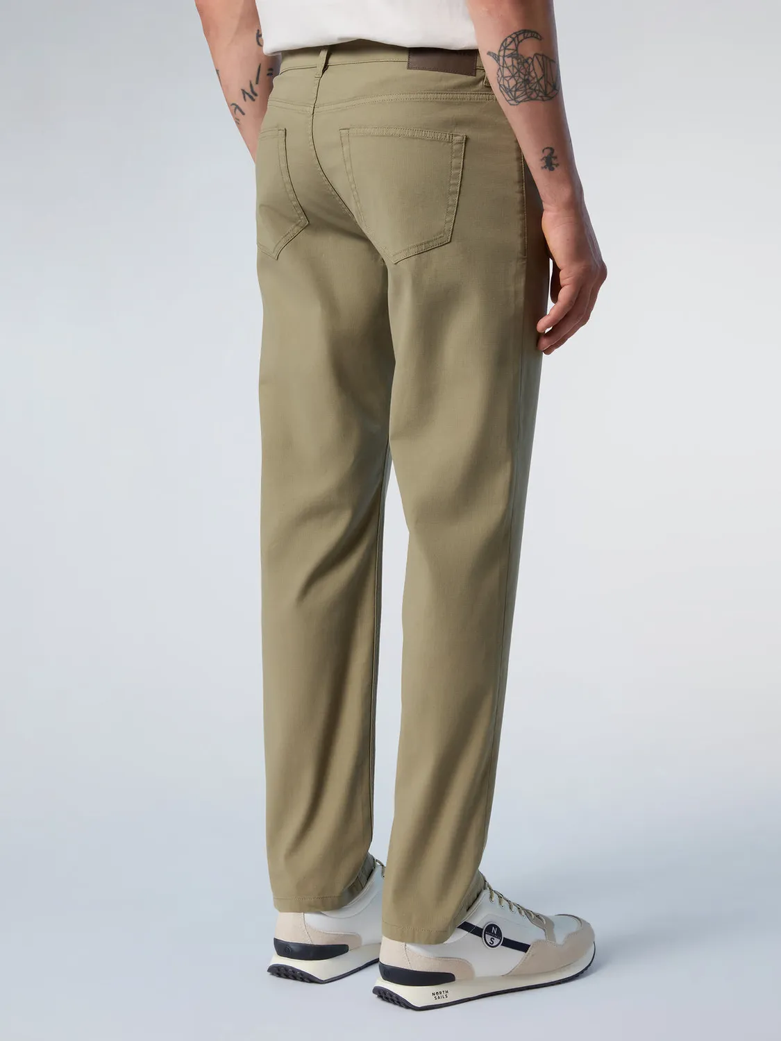 North Sails pantalon 5 poches dobby stretch
