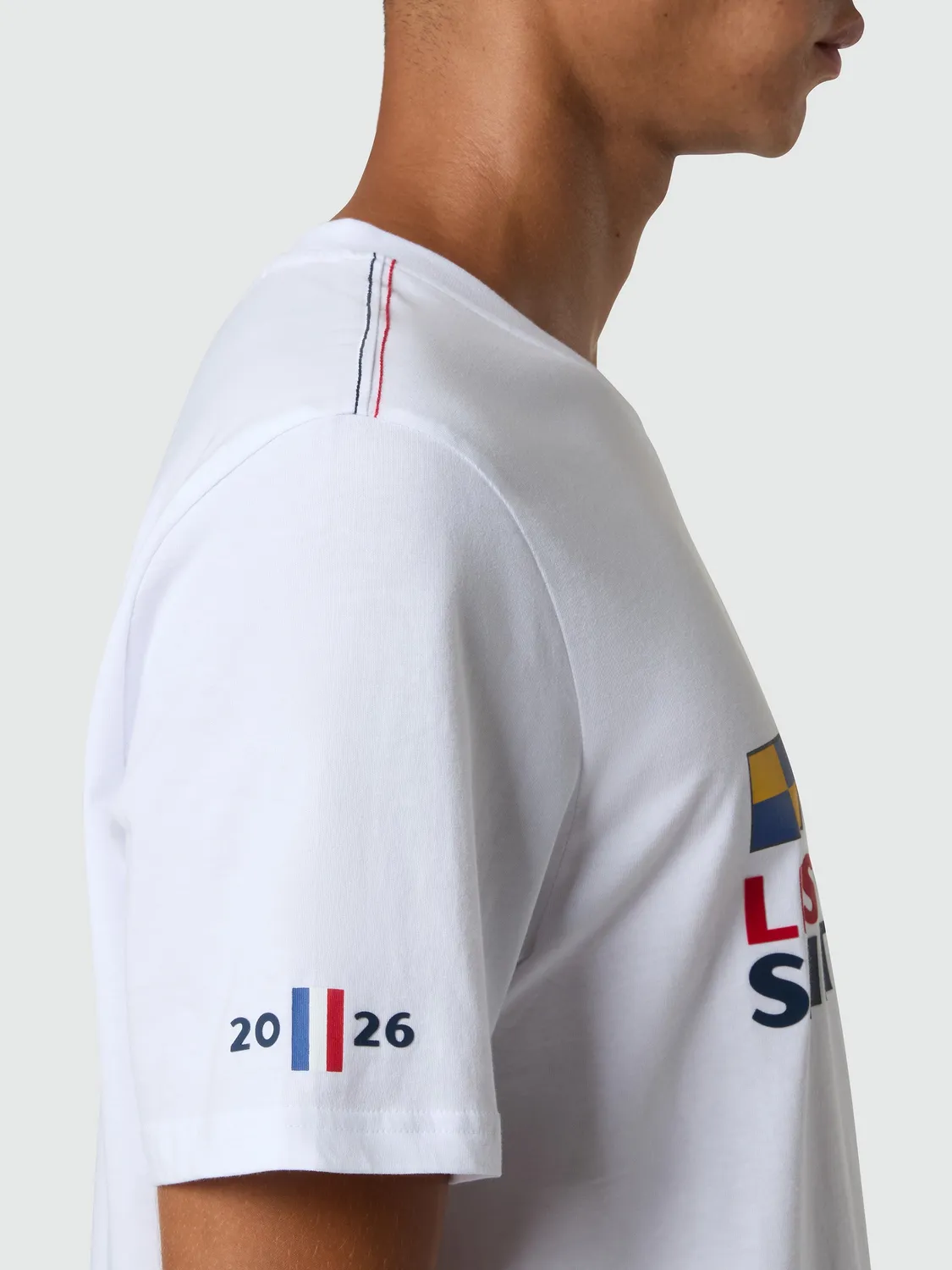 North Sails Saint-Tropez t-shirt homme blanc pavillons