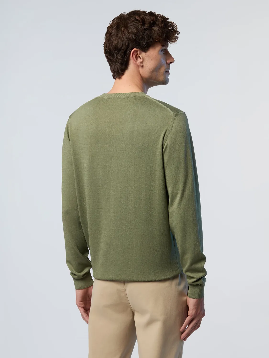 North Sails Logo pull homme vert marine