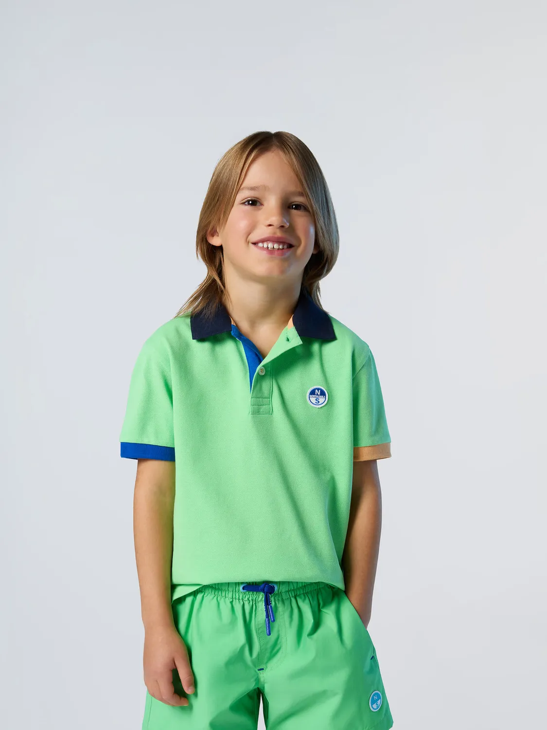 North Sails short de bain enfant nylon recyclé poche