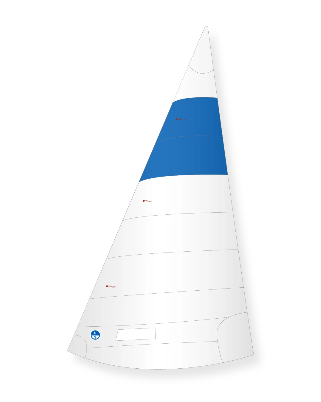 North Sails A 125 Dinghy foc Dacron coupe cross