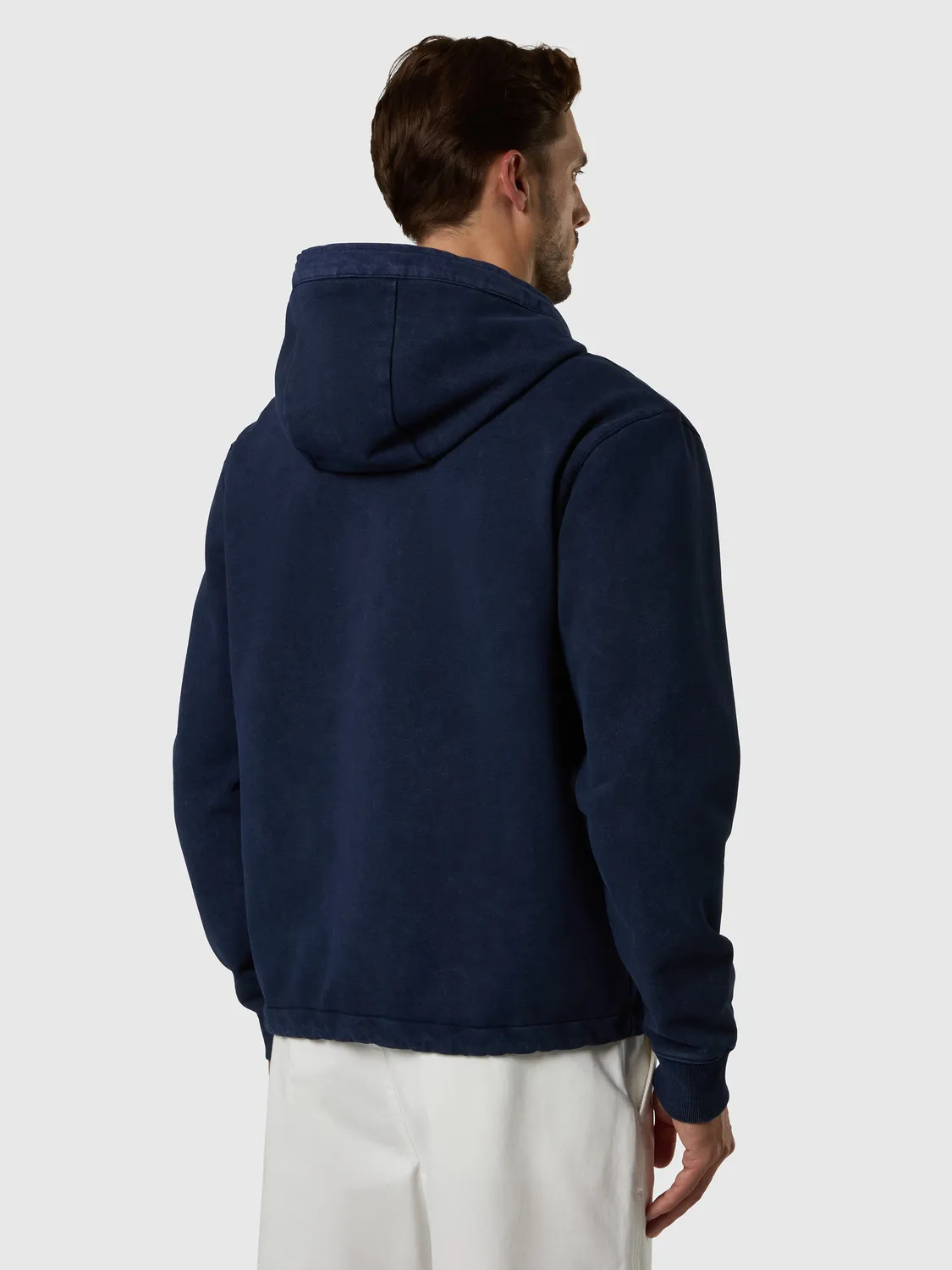 North Sails Archive sweat capuche boutons bleu marine