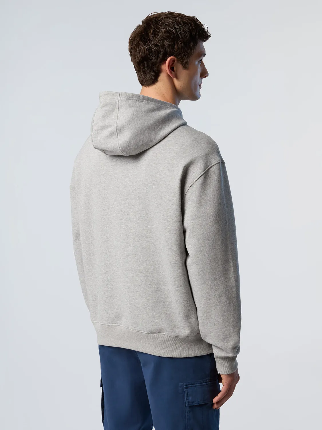 North Sails hoodie côtes latérales coton bio