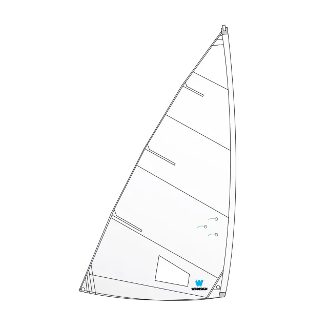 Optiparts EX2023 voile d'entraînement Laser 4.7 ILCA 4 école