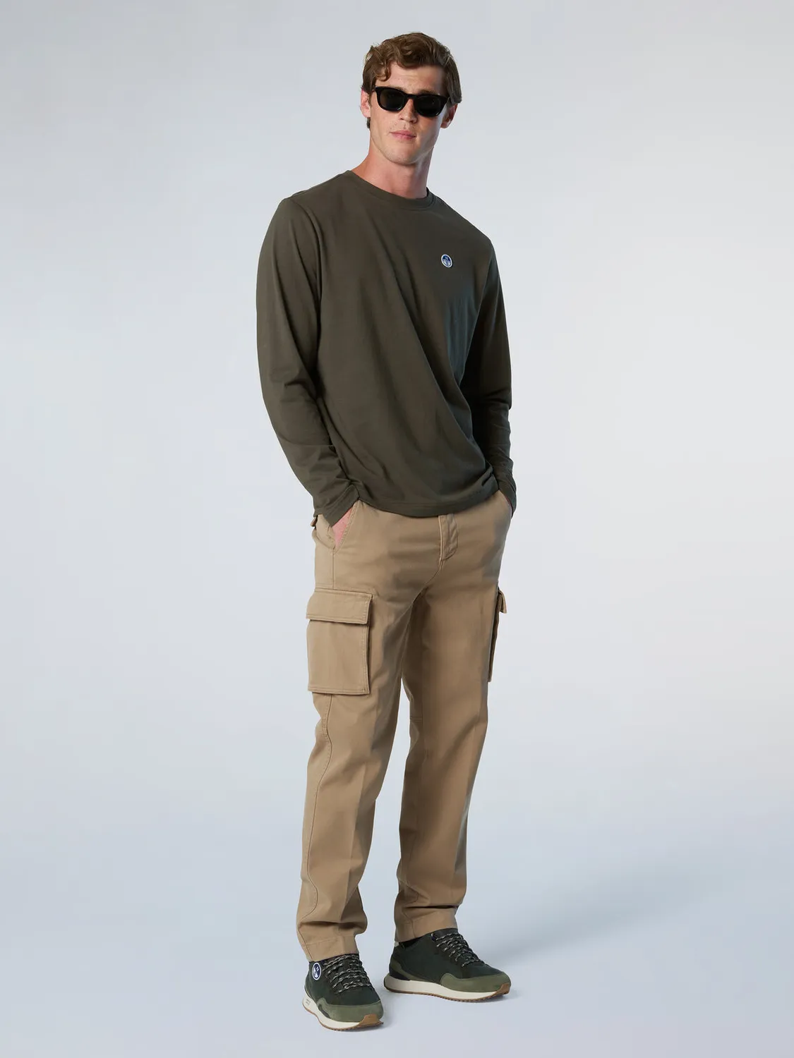 North Sails America pantalon cargo gabardine stretch
