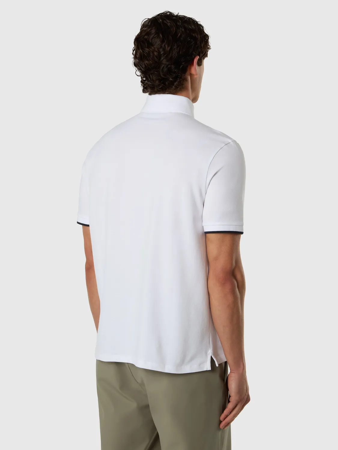 North Sails Guess polo manche courte homme blanc pur regular