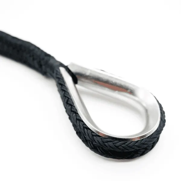 Ino-Rope Amarre tresse plate polyester cosse inox