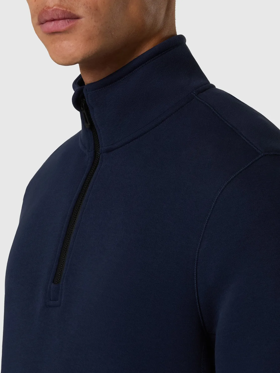 North Sails Scuba sweat demi-zip piqué bleu marine