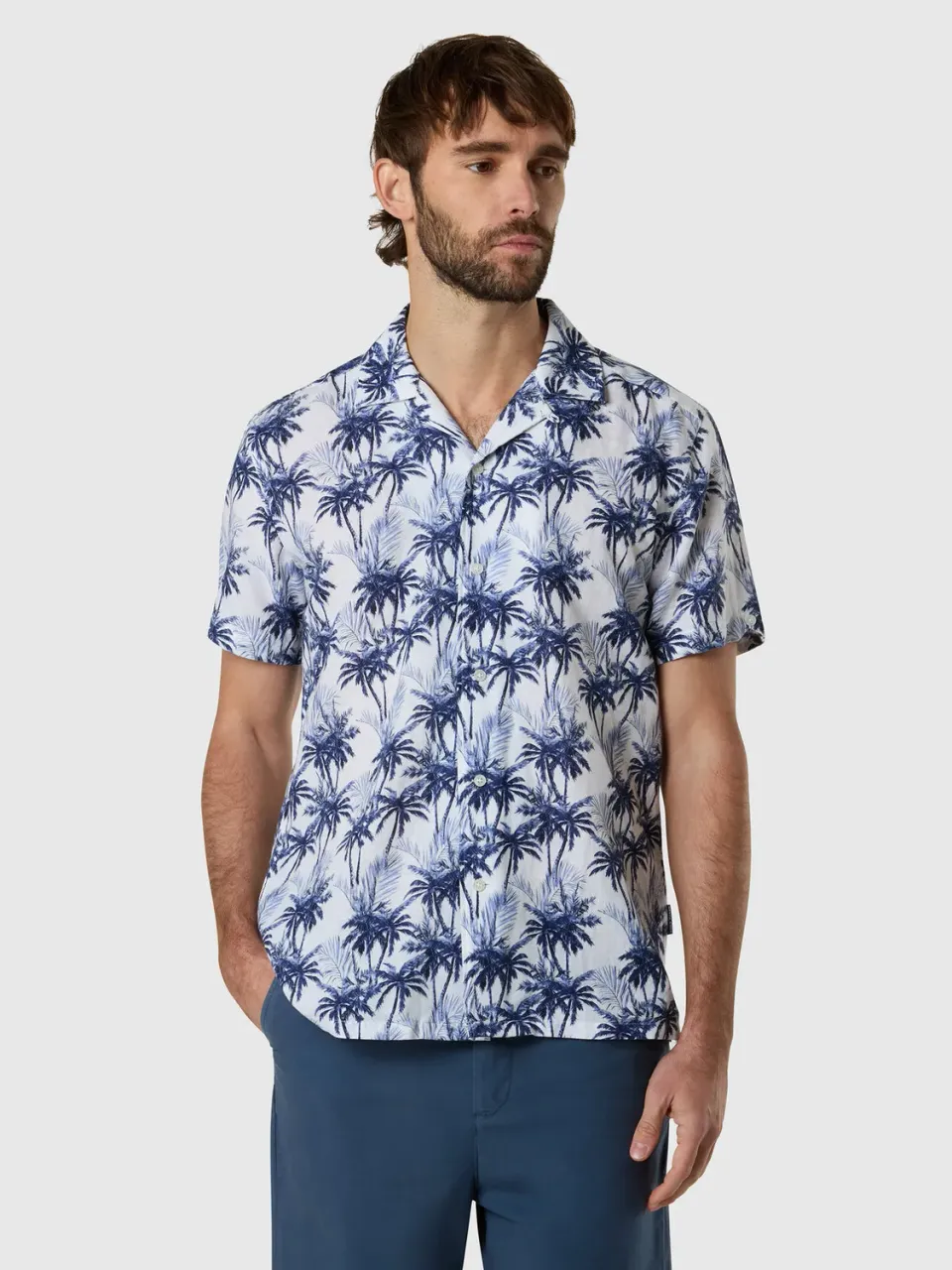 North Sails Hawaiian chemise hawaienne coton lin manches courtes