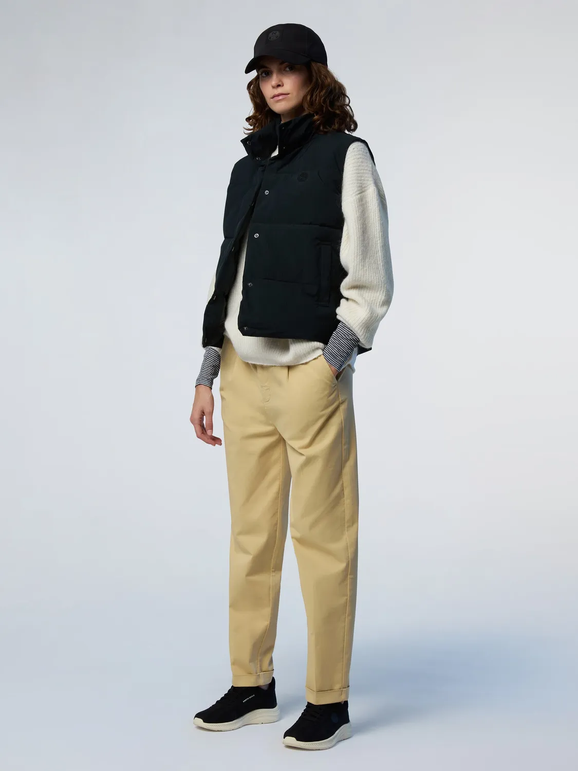 North Sails Fuego gilet femme noir léger