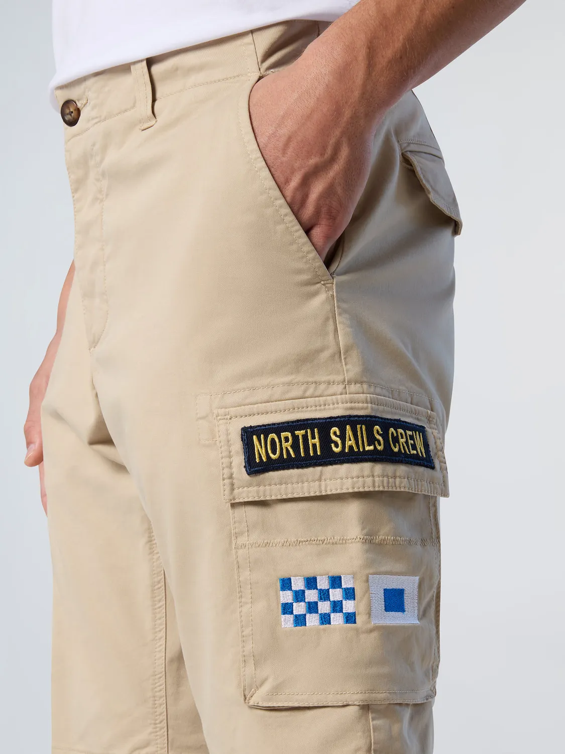 North Sails Crew bermuda cargo gabardine coton bio