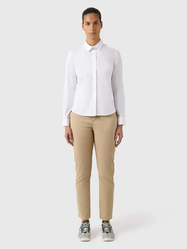 North Sails Poplin Shirt chemise femme blanc popeline