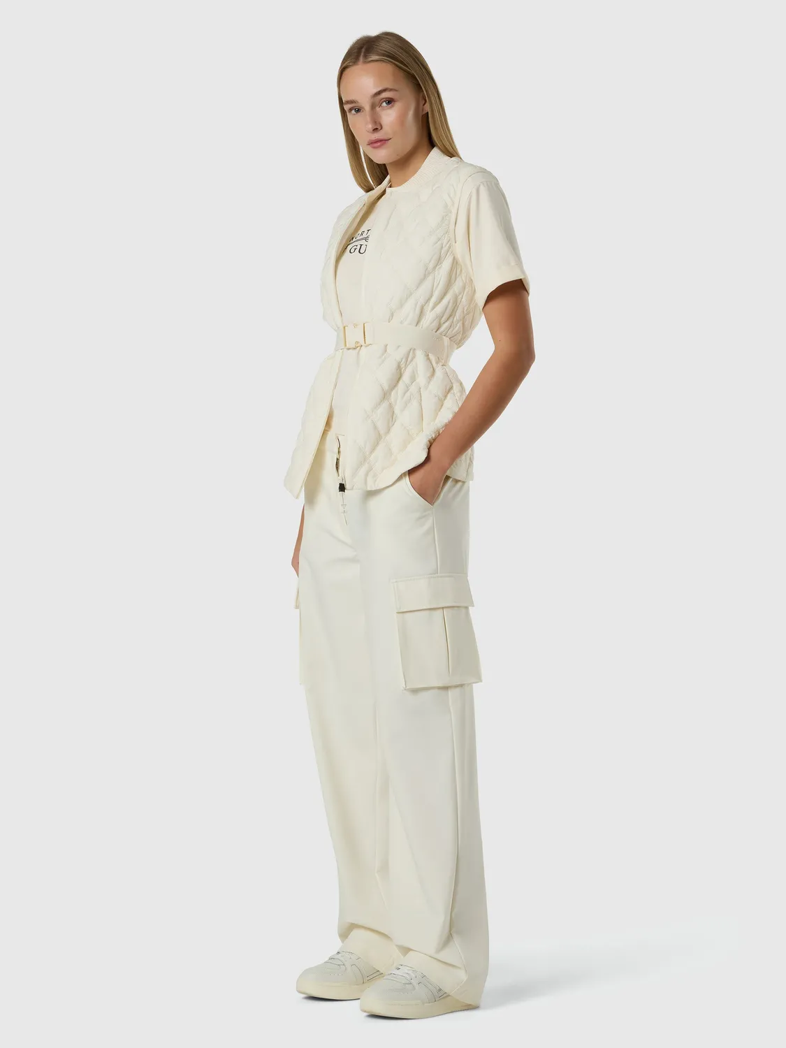 Guess x North Sails Cargo pantalon cargo Sahara femme