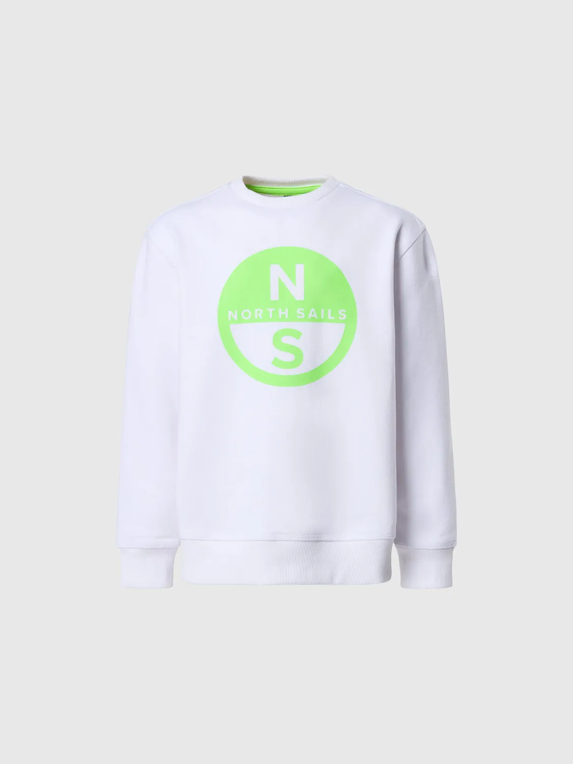 North Sails sweat enfant molleton coton bio logo maxi