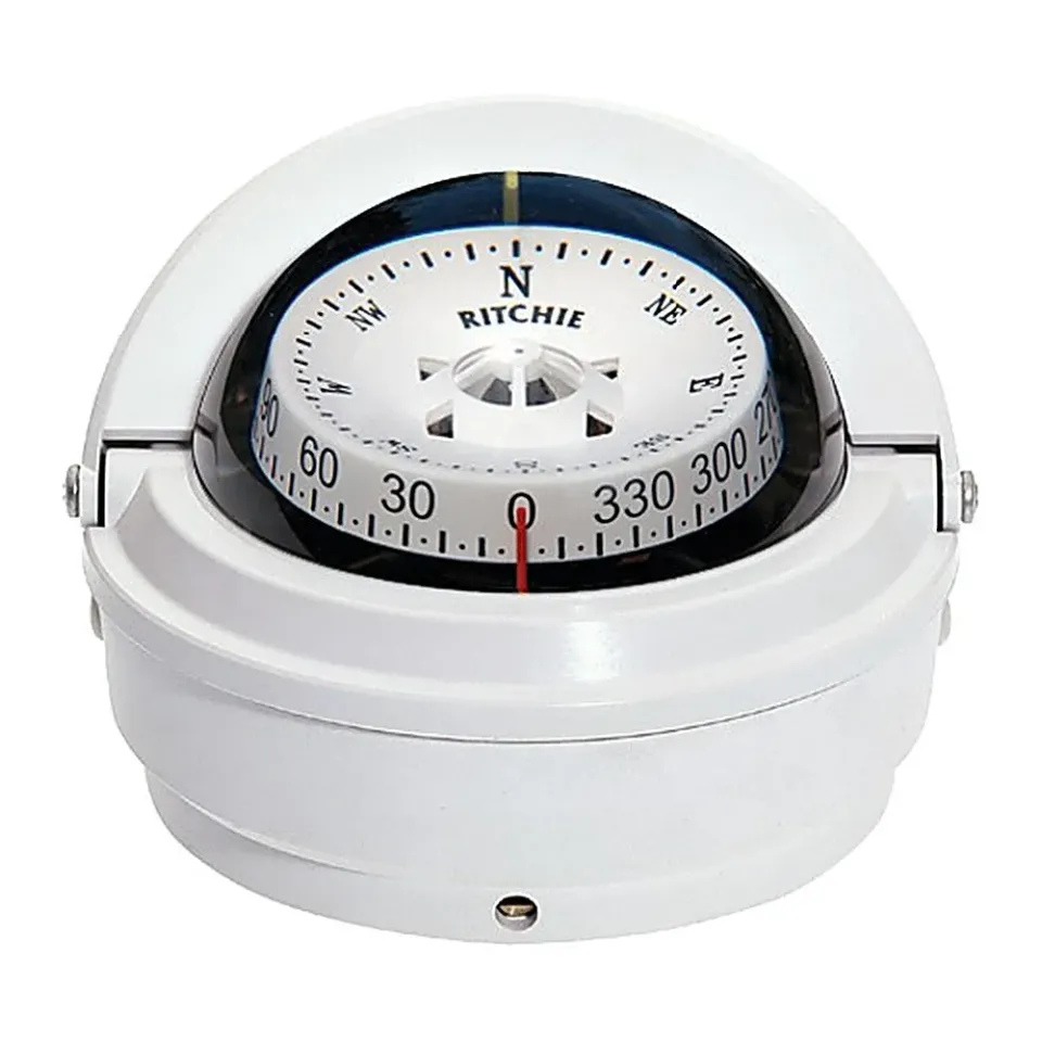 Ritchie Voyager compas extérieur 3" blanc/blanc mer