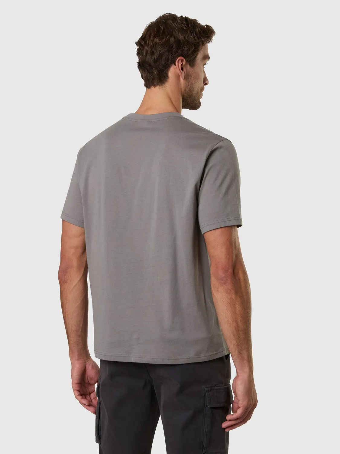 North Sails t-shirt patch logo gris homme