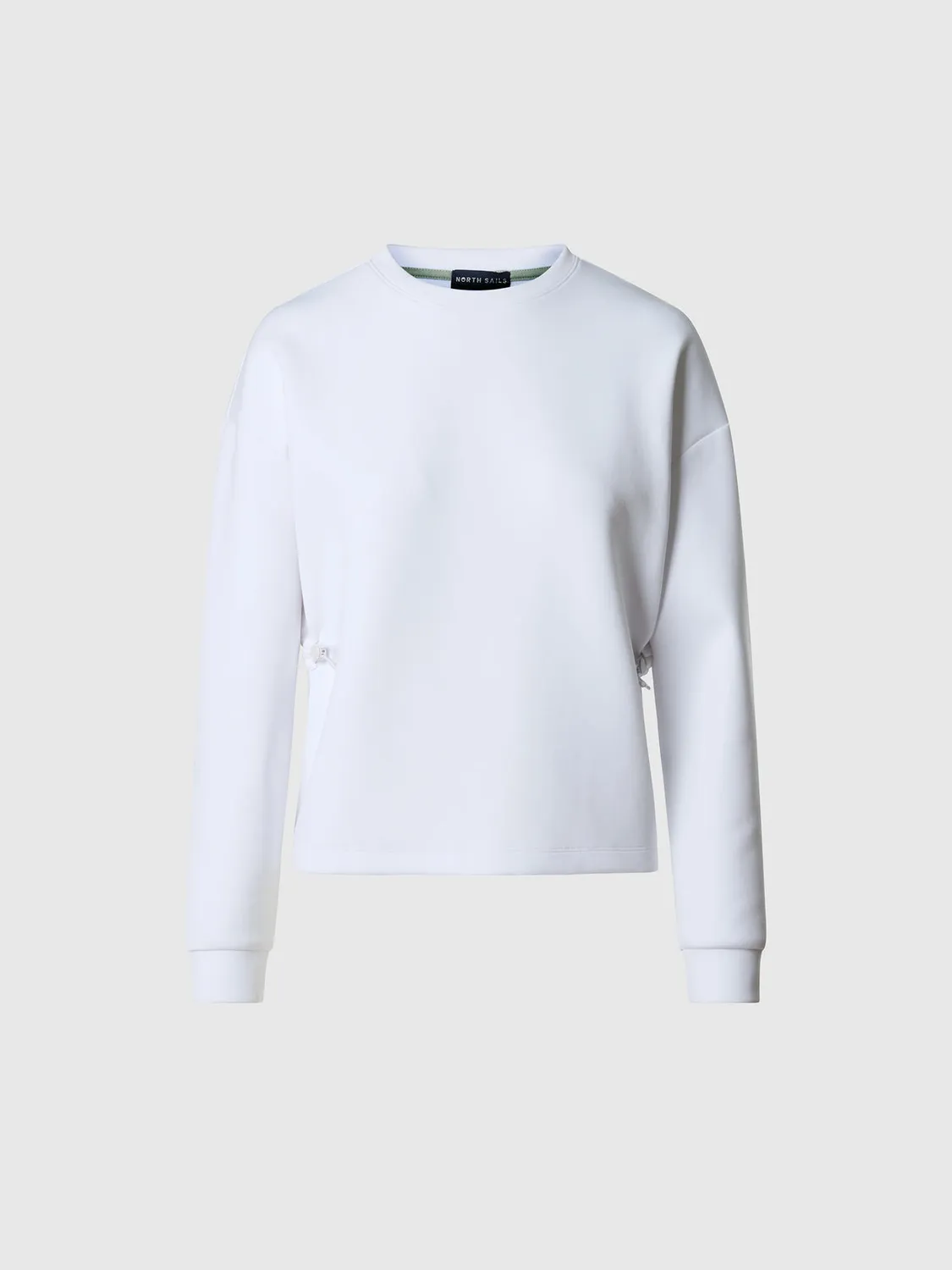 North Sails Interlock sweat col rond fibres recyclées