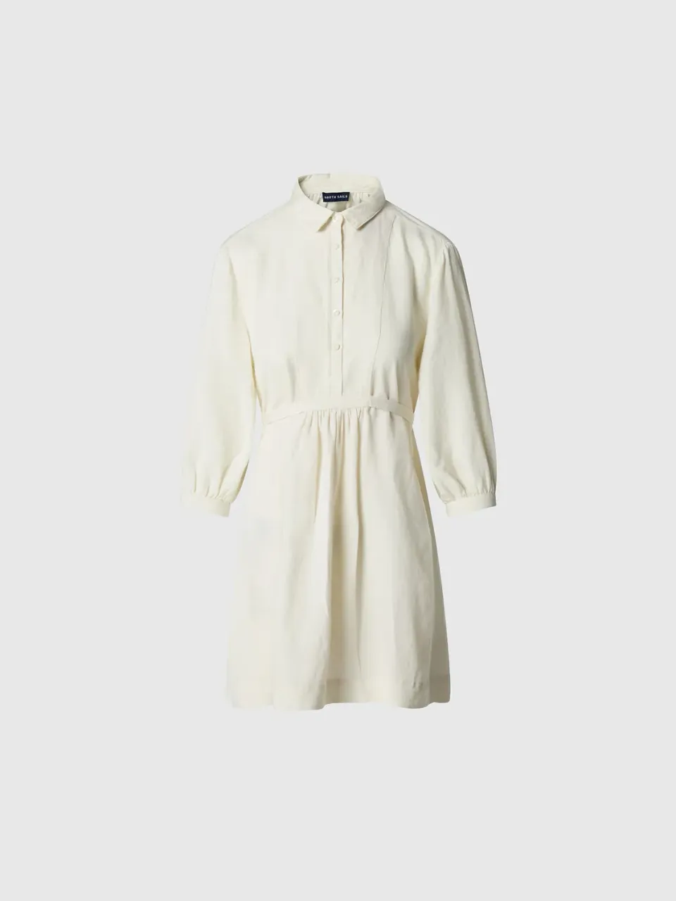 North Sails robe chemise courte à ceinture lin viscose