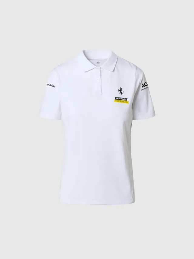 North Sails Ferrari Hypersail polo femme blanc