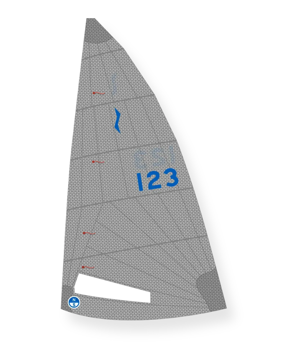 North Sails Solo P-4 grand-voile course