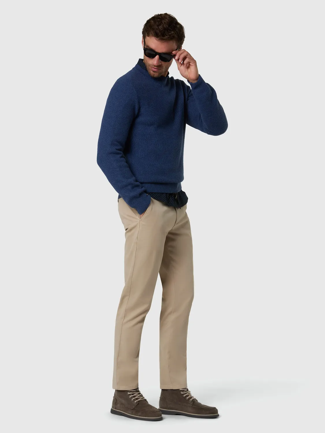 North Sails Defender chino gabardine beige homme