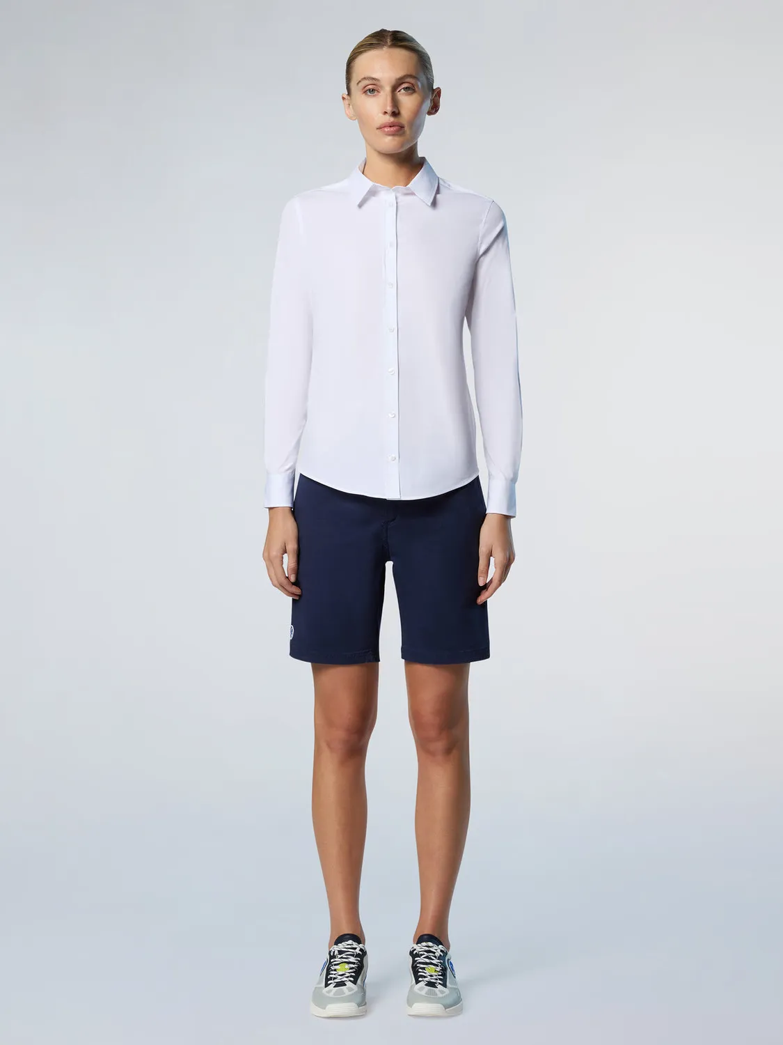 North Sails chemise popeline homme boutons marqués