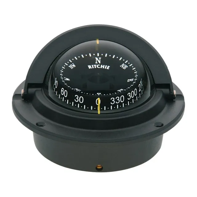Ritchie Voyager compas encastrable bateau 3 pouces noir