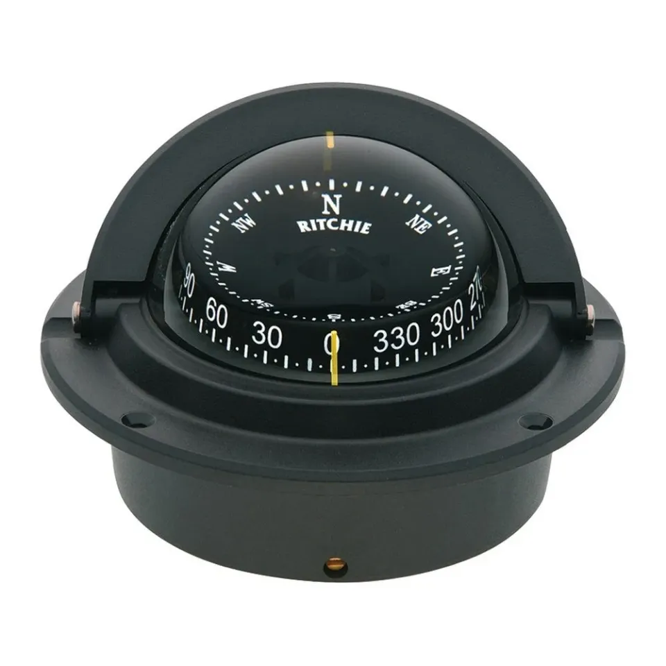 Ritchie Voyager compas encastrable bateau 3 pouces noir