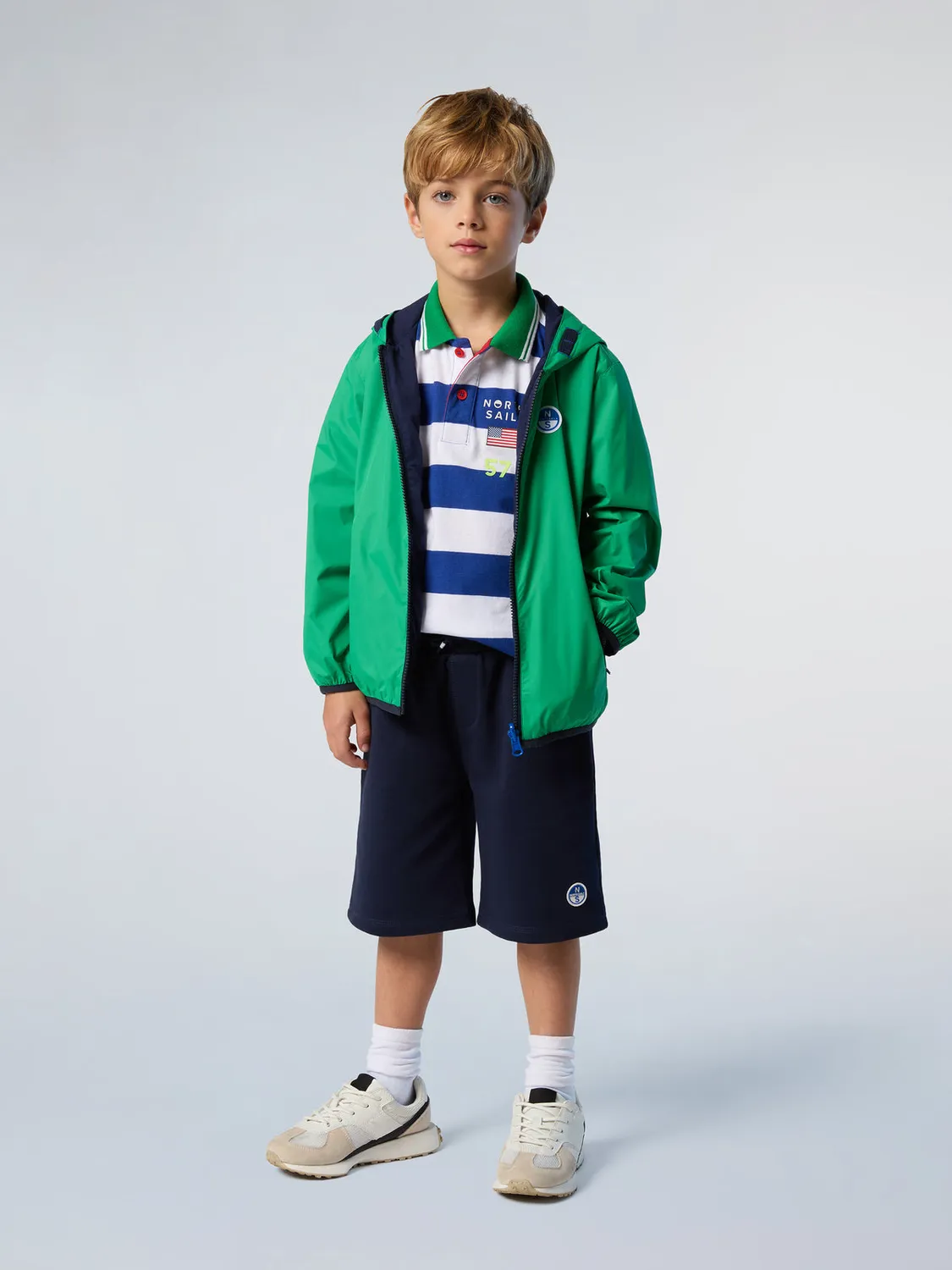 North Sails coupe-vent enfant réversible déperlant