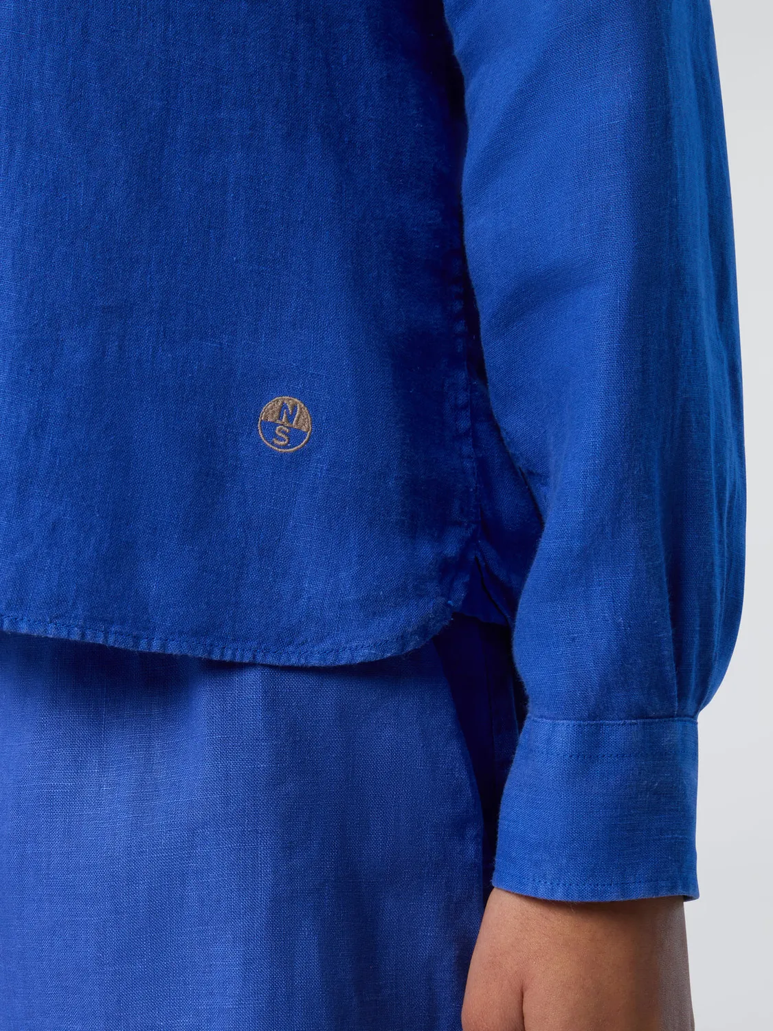 North Sails European Flax chemise lin homme rayée