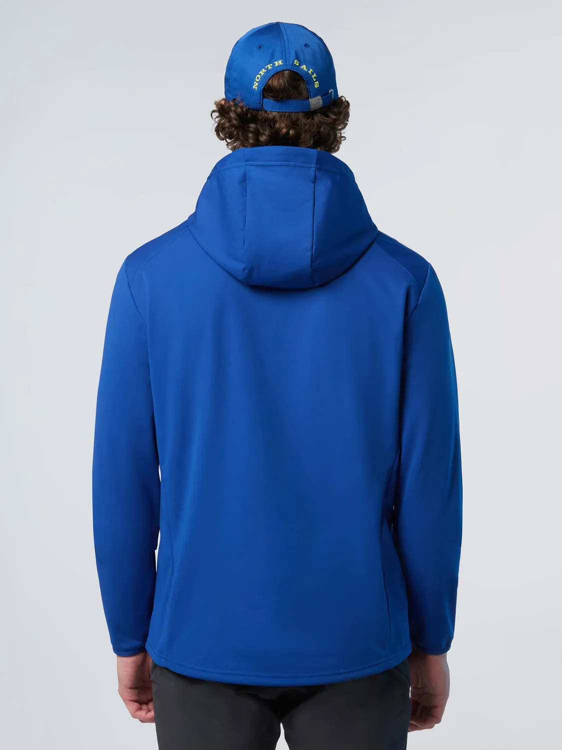 North Sails Race SoftShell+ hoodie bleu océan