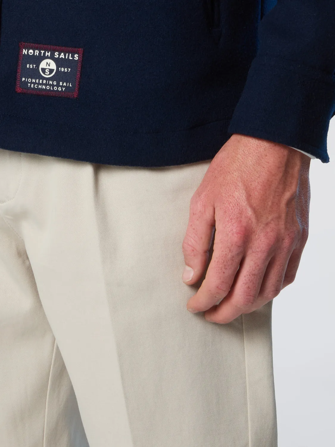 North Sails surchemise flanelle lourde laine