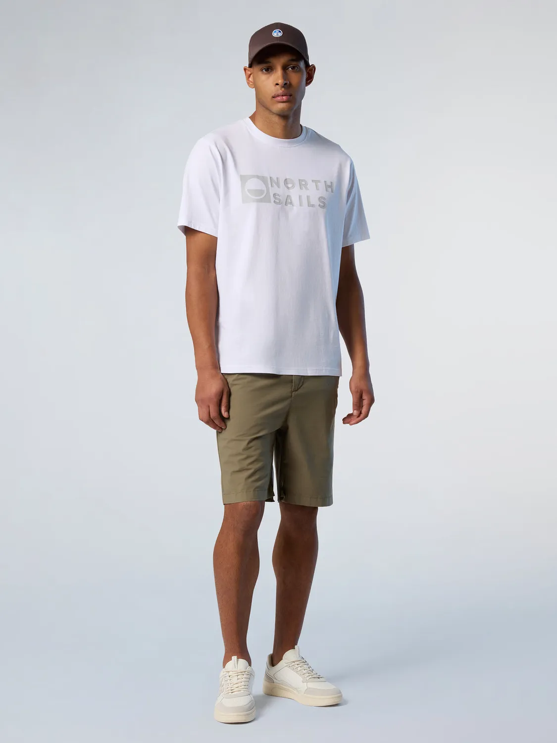 North Sails T-shirt coton bio logo maxi homme