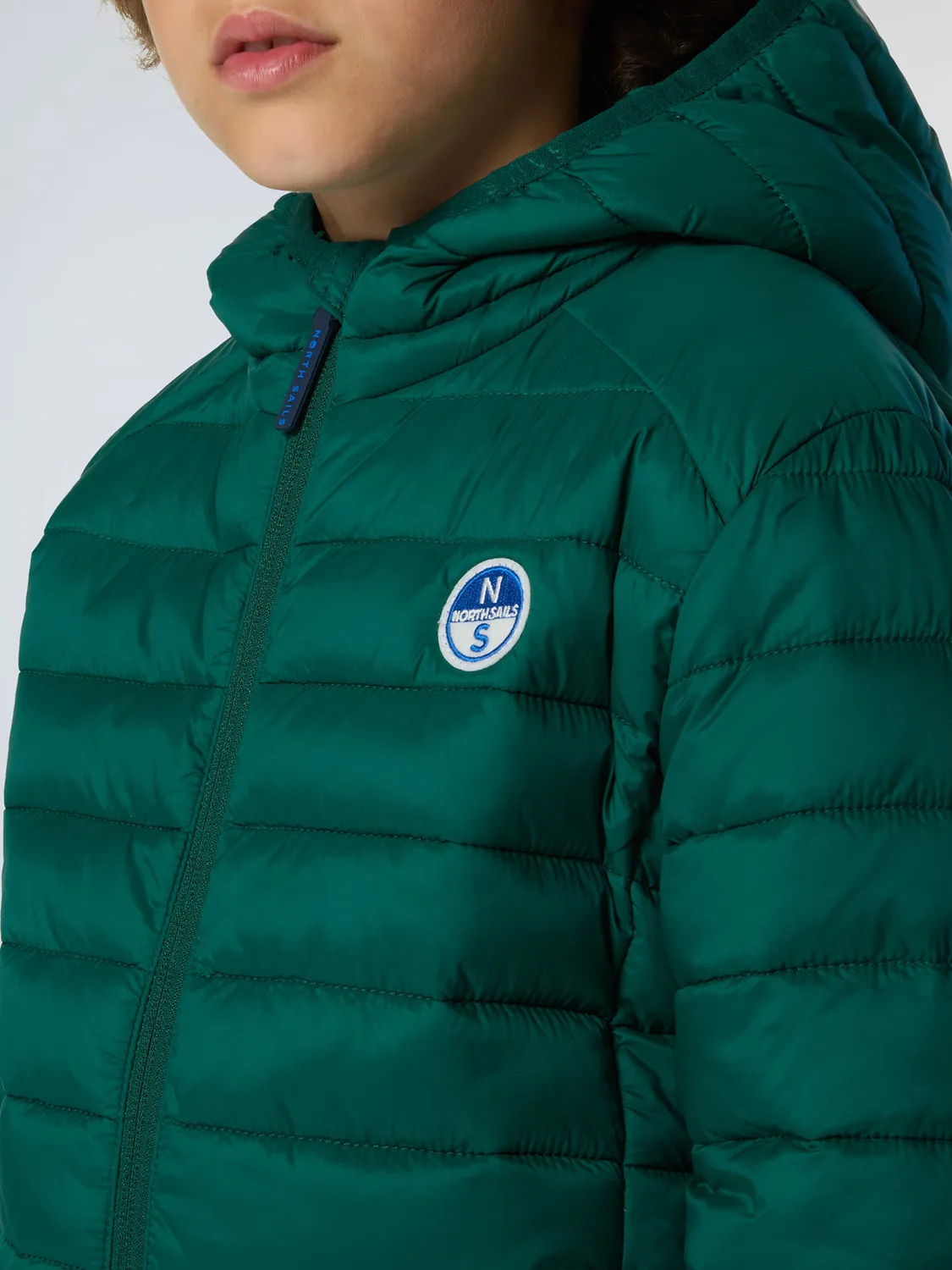 North Sails Explorer Doudoune enfant capuche nylon recyclé