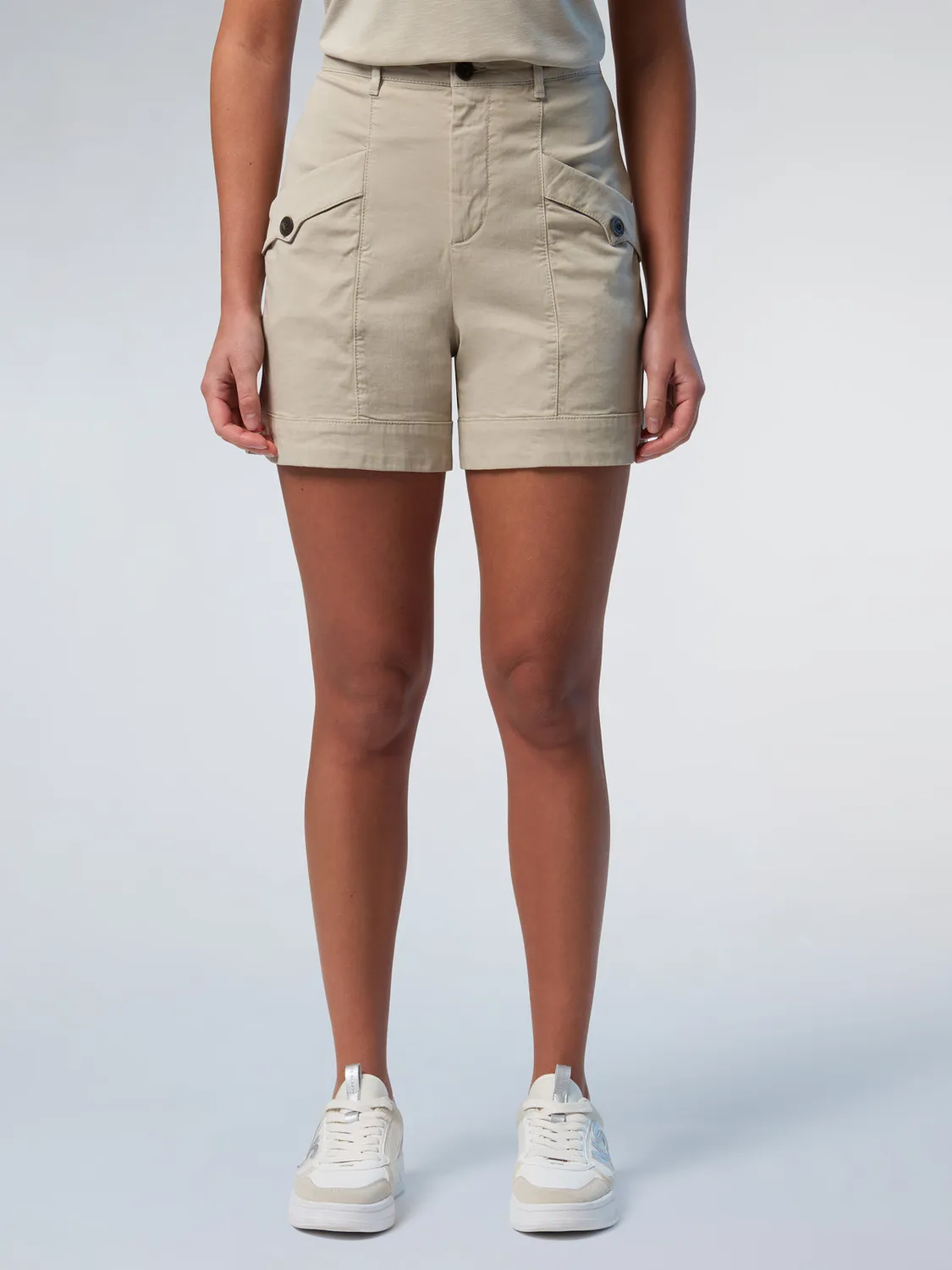 North Sails Cargo short gabardine coton bio stretch