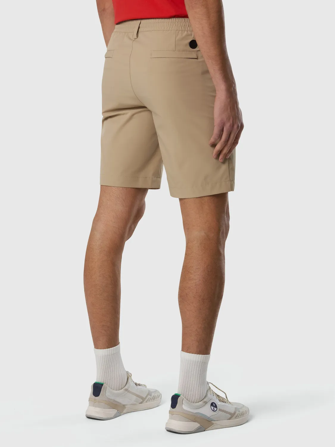 North Sails Pleated SOLOTEX shorts short beige stretch
