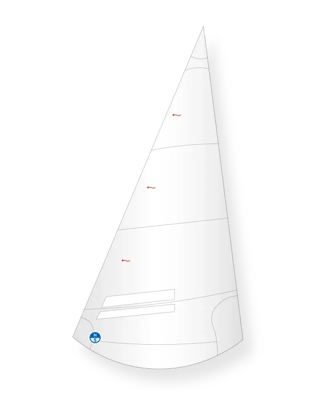 North Sails Albacore BRJ-1 foc dacron bi-radial