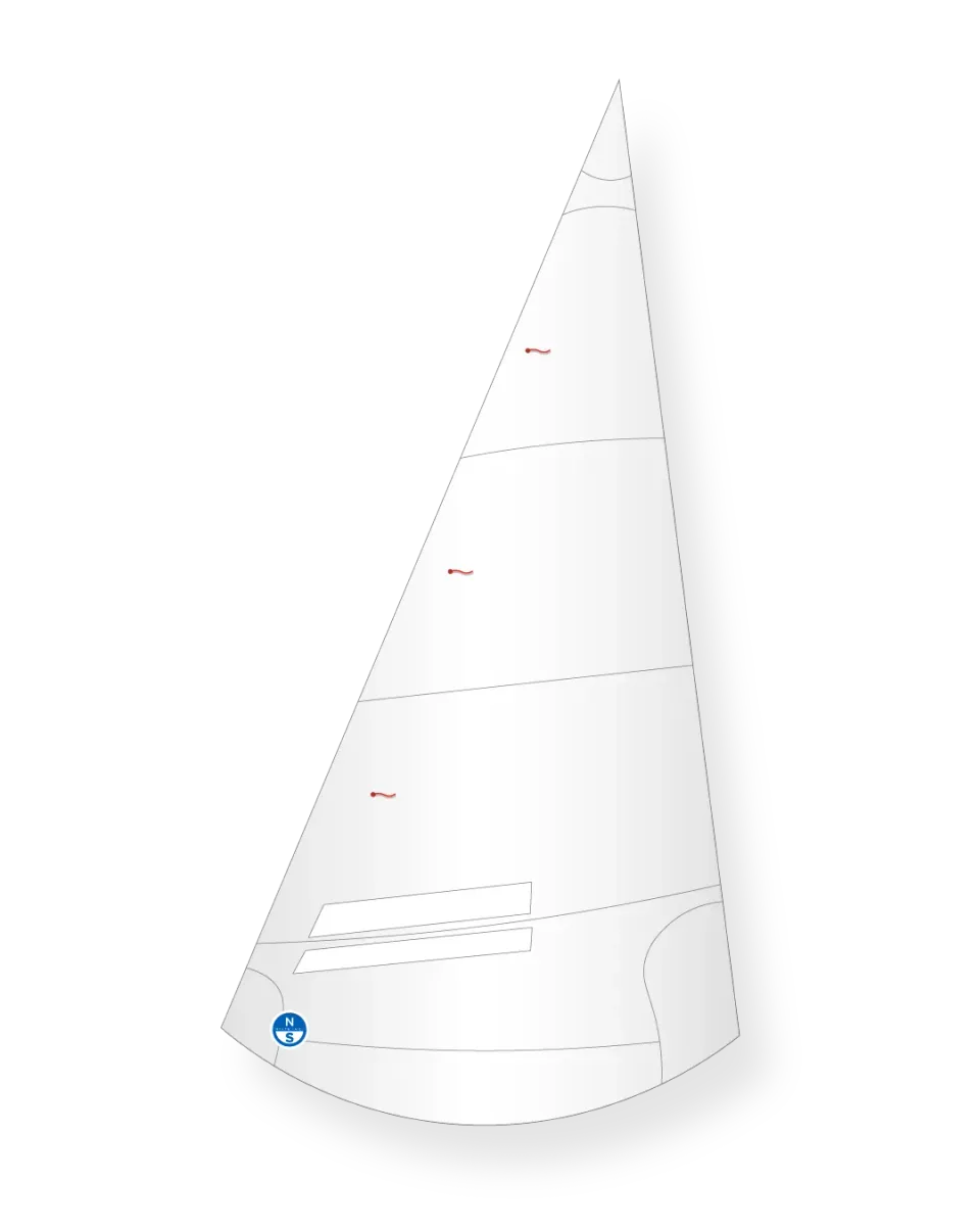 North Sails Albacore BRJ-1 foc dacron bi-radial