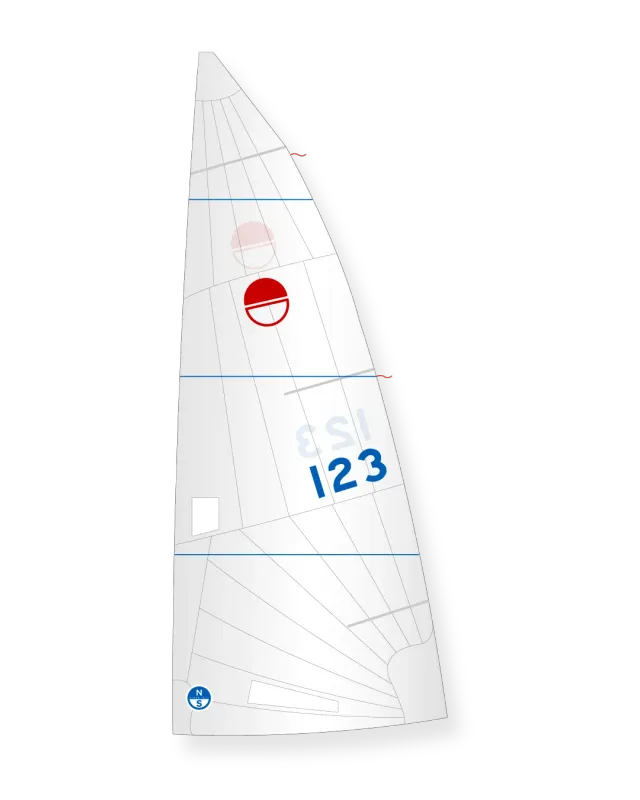 North Sails Jeton JM-2 grand-voile polyester radial