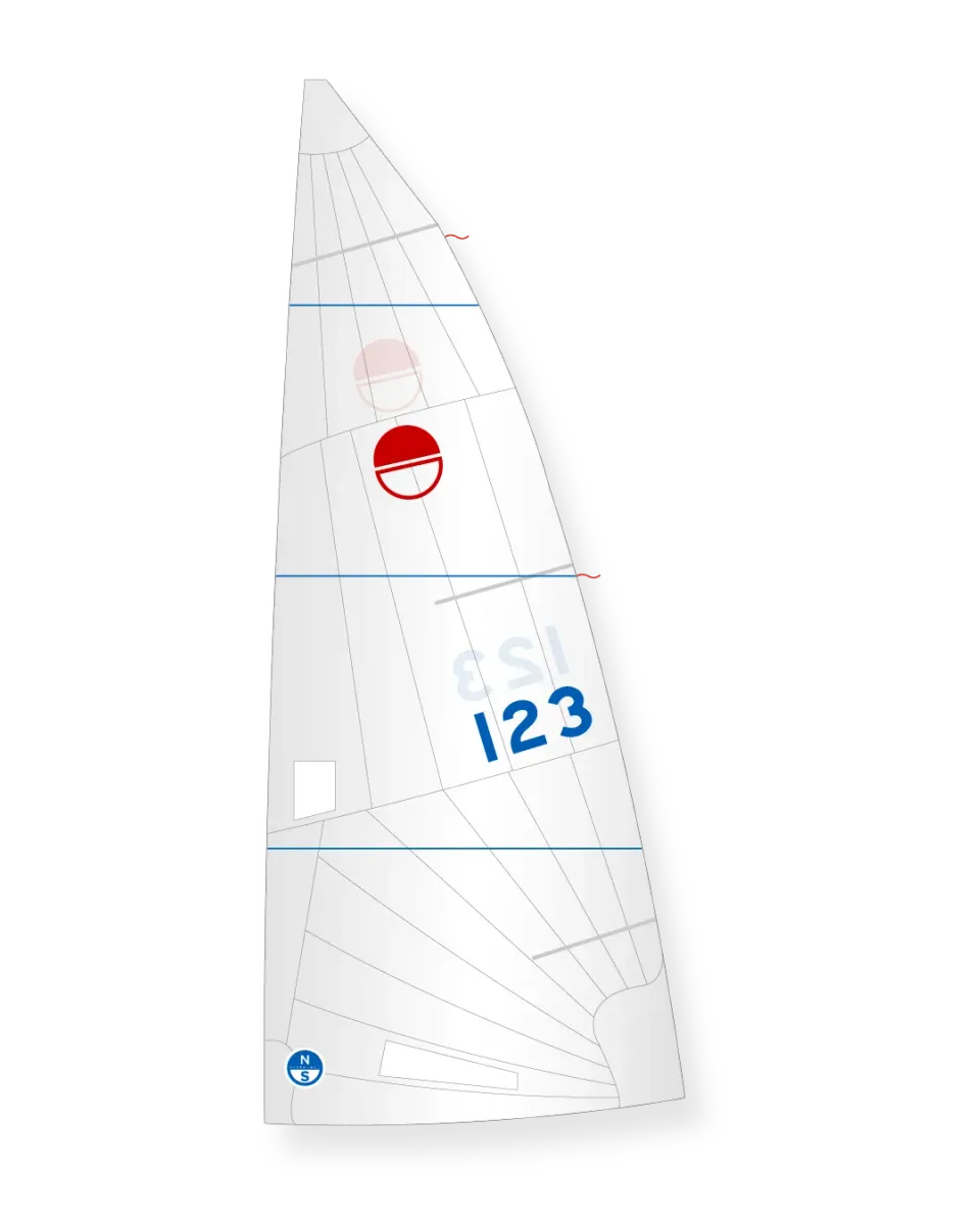 North Sails Jeton JM-2 grand-voile polyester radial