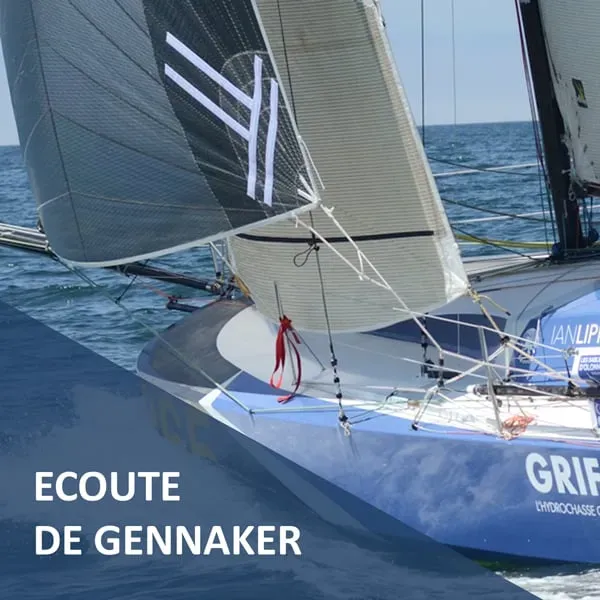 Ino Block écoute gennaker croisière polyester double tresse