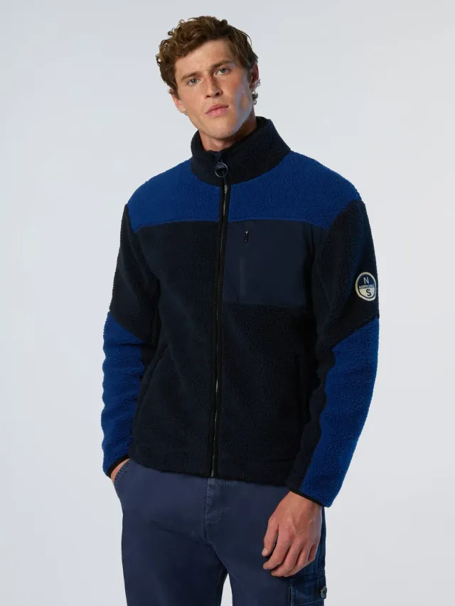 North Sails sweat zippé homme bleu marine mixte