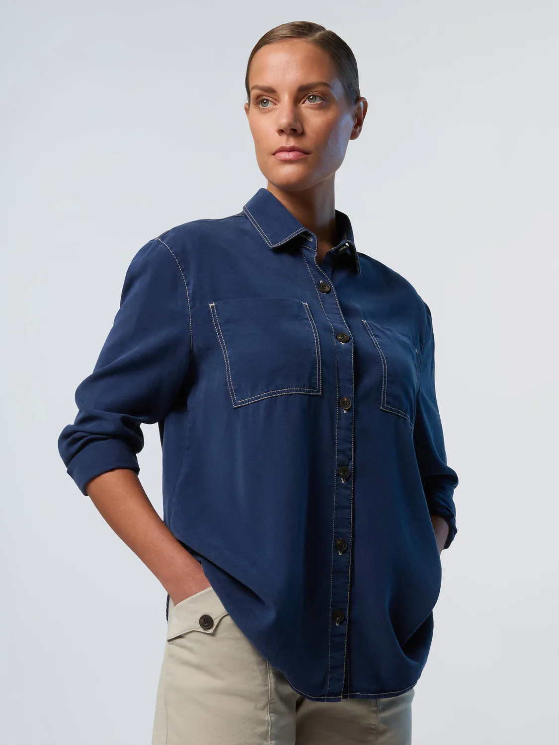 North Sails chemise poches Tencel respirante