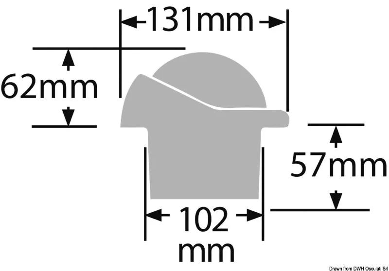 Ritchie Supersport compas bateau 3"3/4 noir/bleu