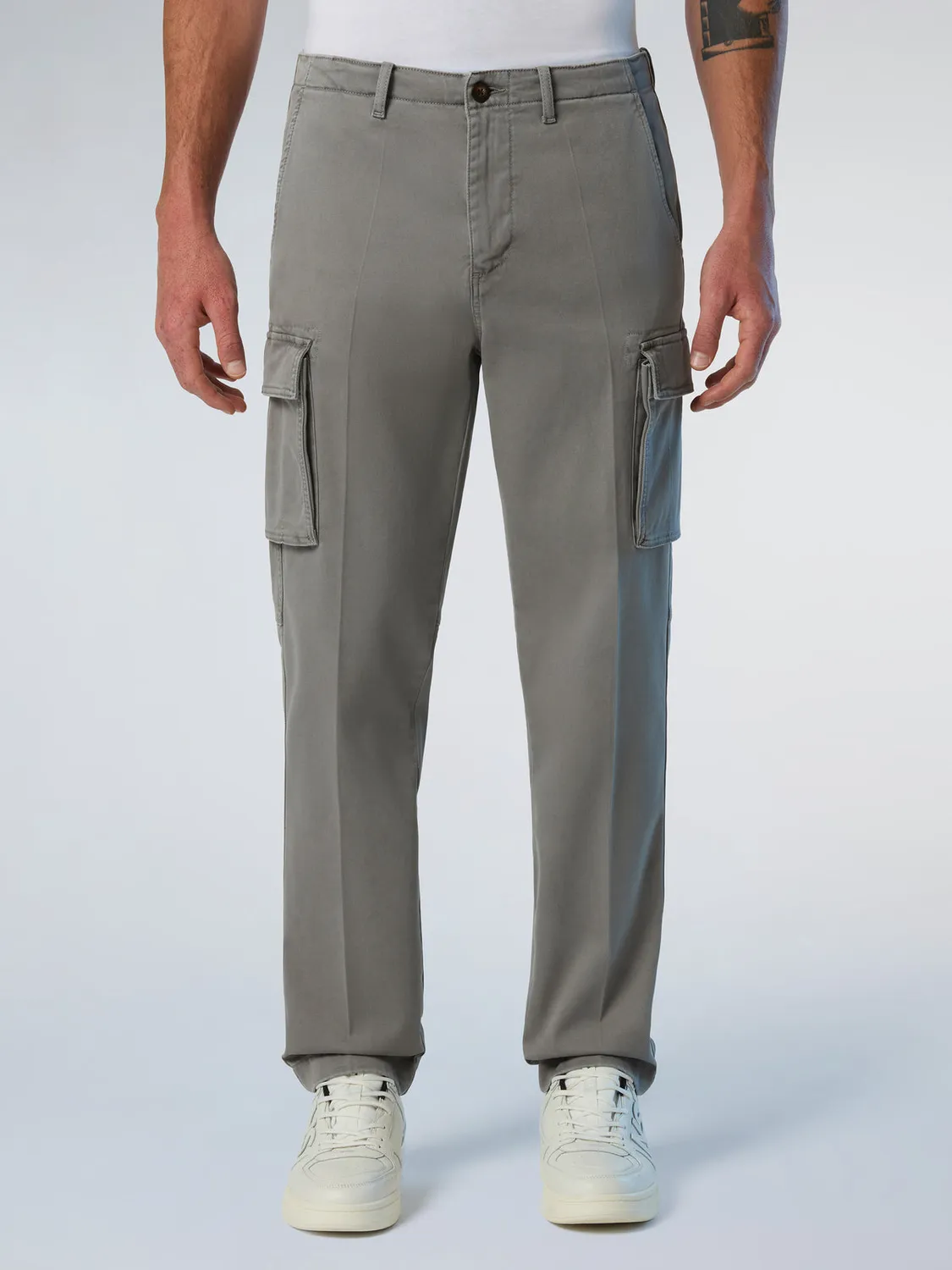 North Sails Archive pantalon cargo gabardine délavé