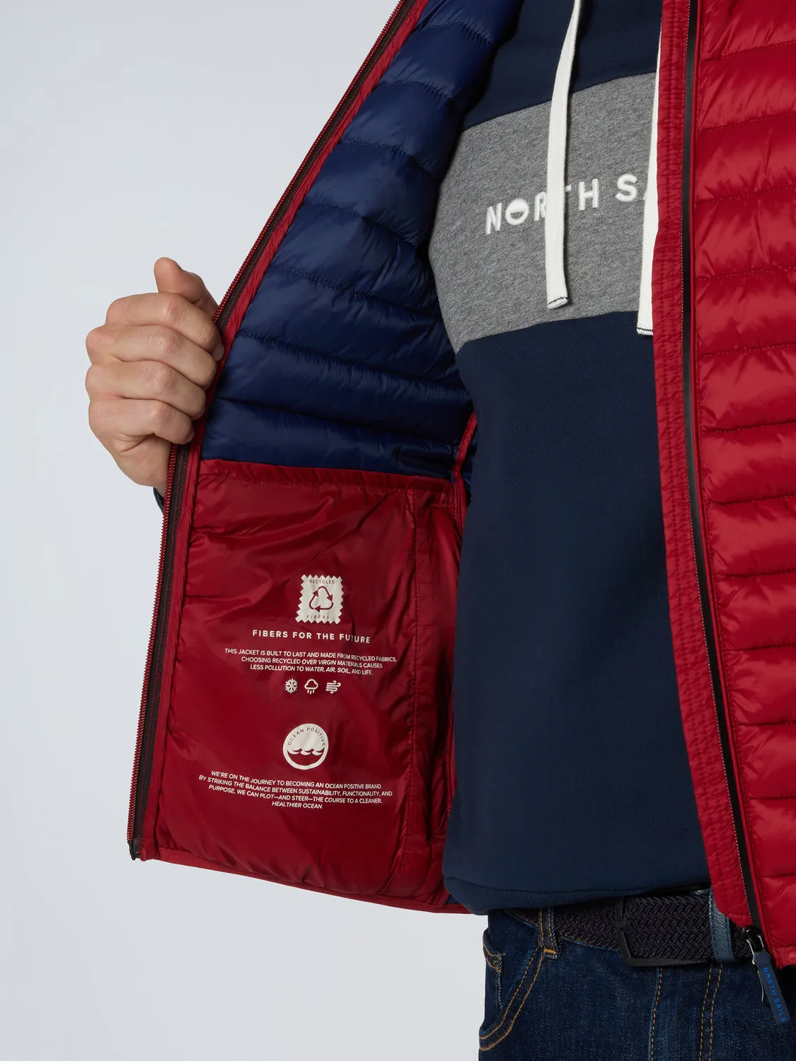 North Sails Zephyr gilet ultraléger recyclé