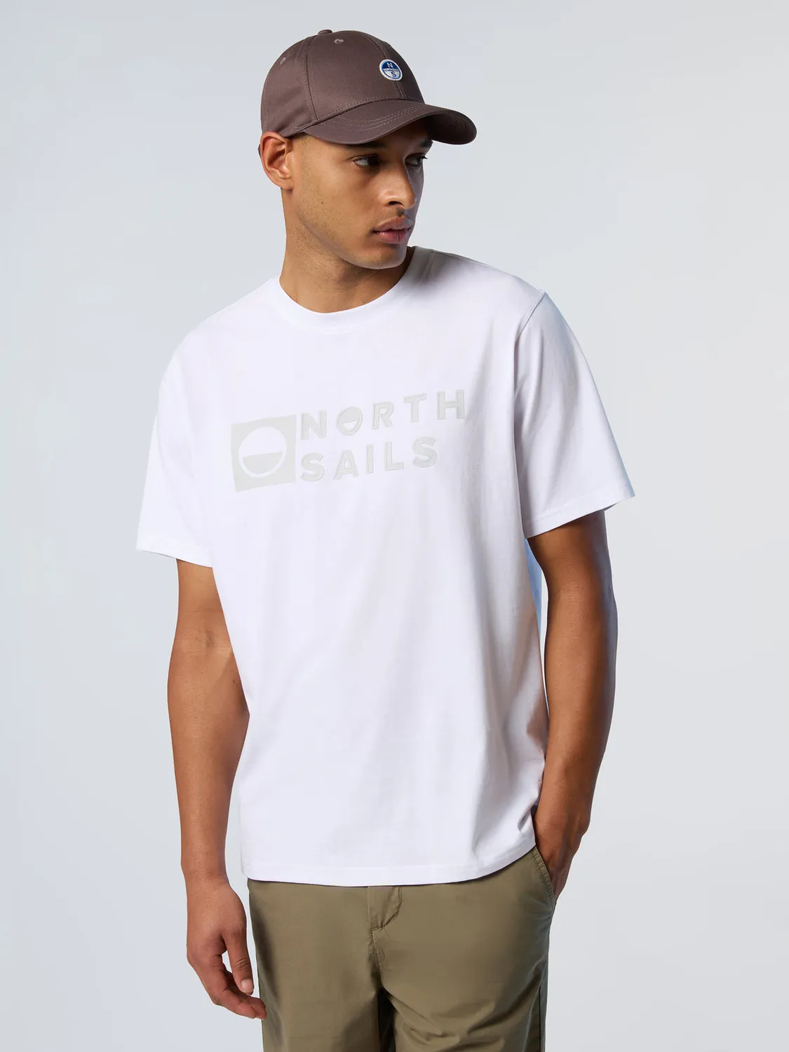 North Sails T-shirt coton bio logo maxi homme