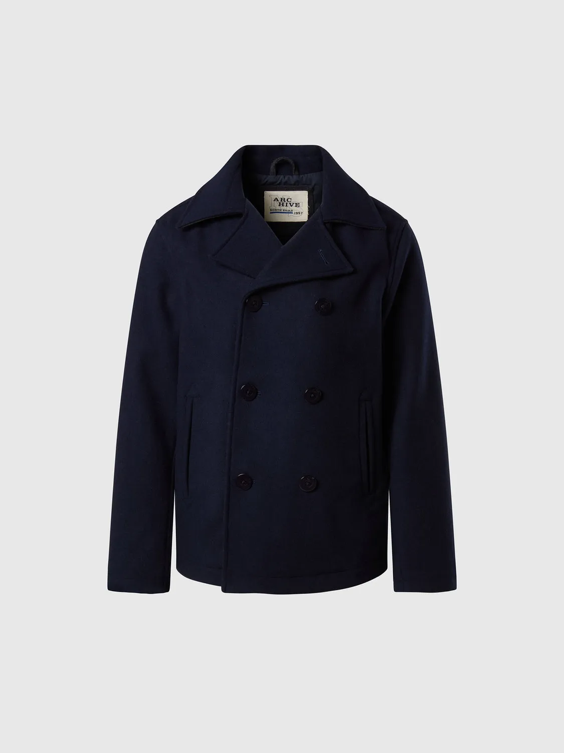North Sails Newport Peacoat caban laine marine